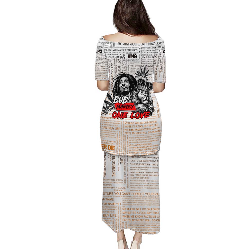 King of Reggae Legend Bob Puletasi Lion Rastafari Cannabis Typography Style