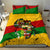 Black History Month Bedding Set Strength Love and Justice Typography