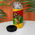 Black History Month 4 in 1 Can Cooler Tumbler Strength Love and Justice Typography