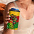 Black History Month 4 in 1 Can Cooler Tumbler Strength Love and Justice Typography