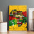 Black History Month Canvas Wall Art Strength Love and Justice Typography