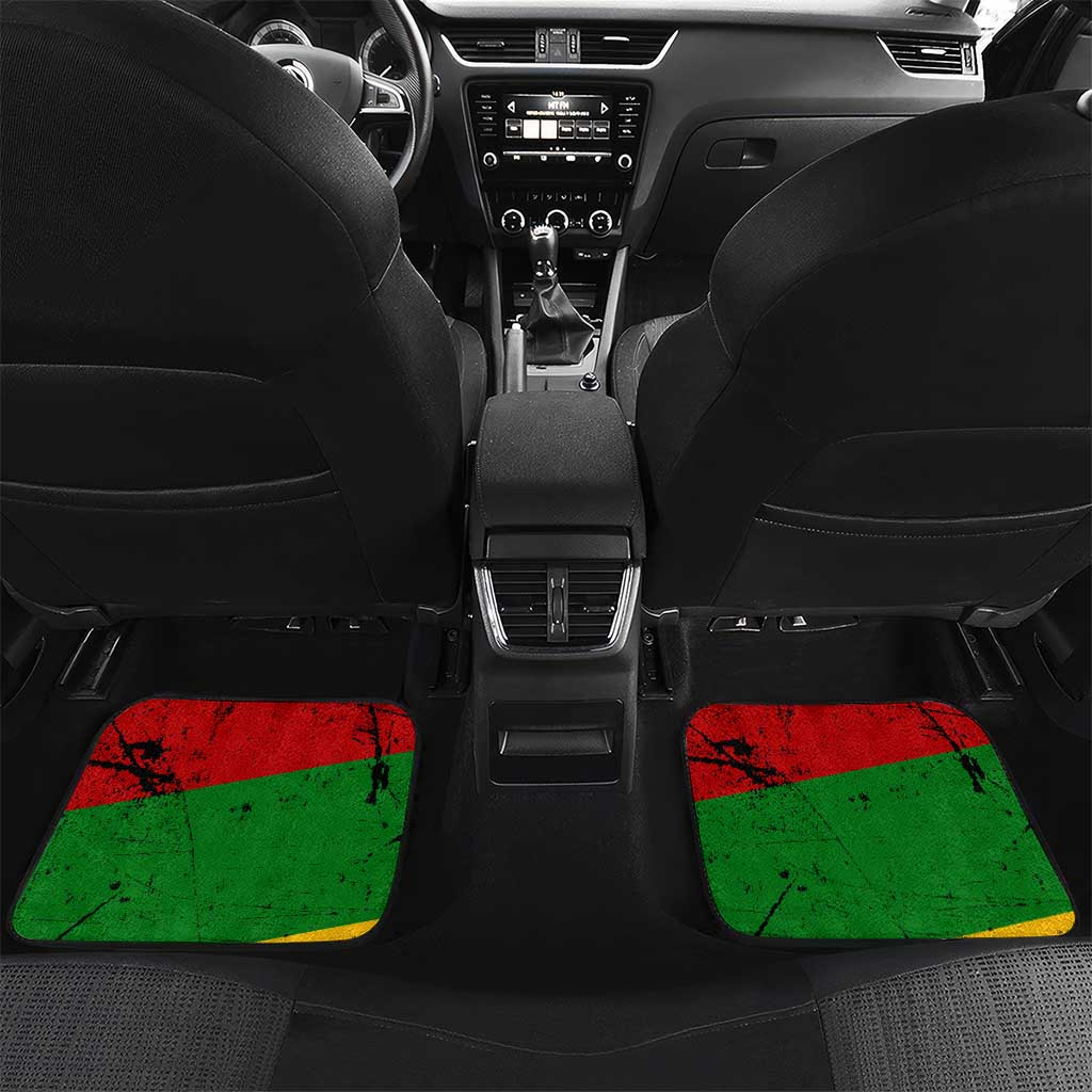 Black History Month Car Mats Strength Love and Justice Typography