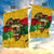 Black History Month Garden Flag Strength Love and Justice Typography