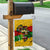 Black History Month Garden Flag Strength Love and Justice Typography