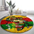 Black History Month Round Carpet Strength Love and Justice Typography