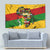Black History Month Tapestry Strength Love and Justice Typography