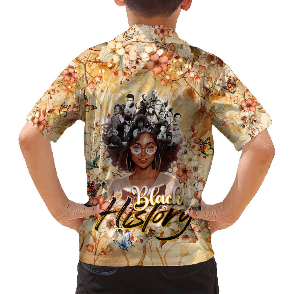 Black History My Roots Family Matching Long Sleeve Bodycon Dress and Hawaiian Shirt Civil Rights Leaders African Women