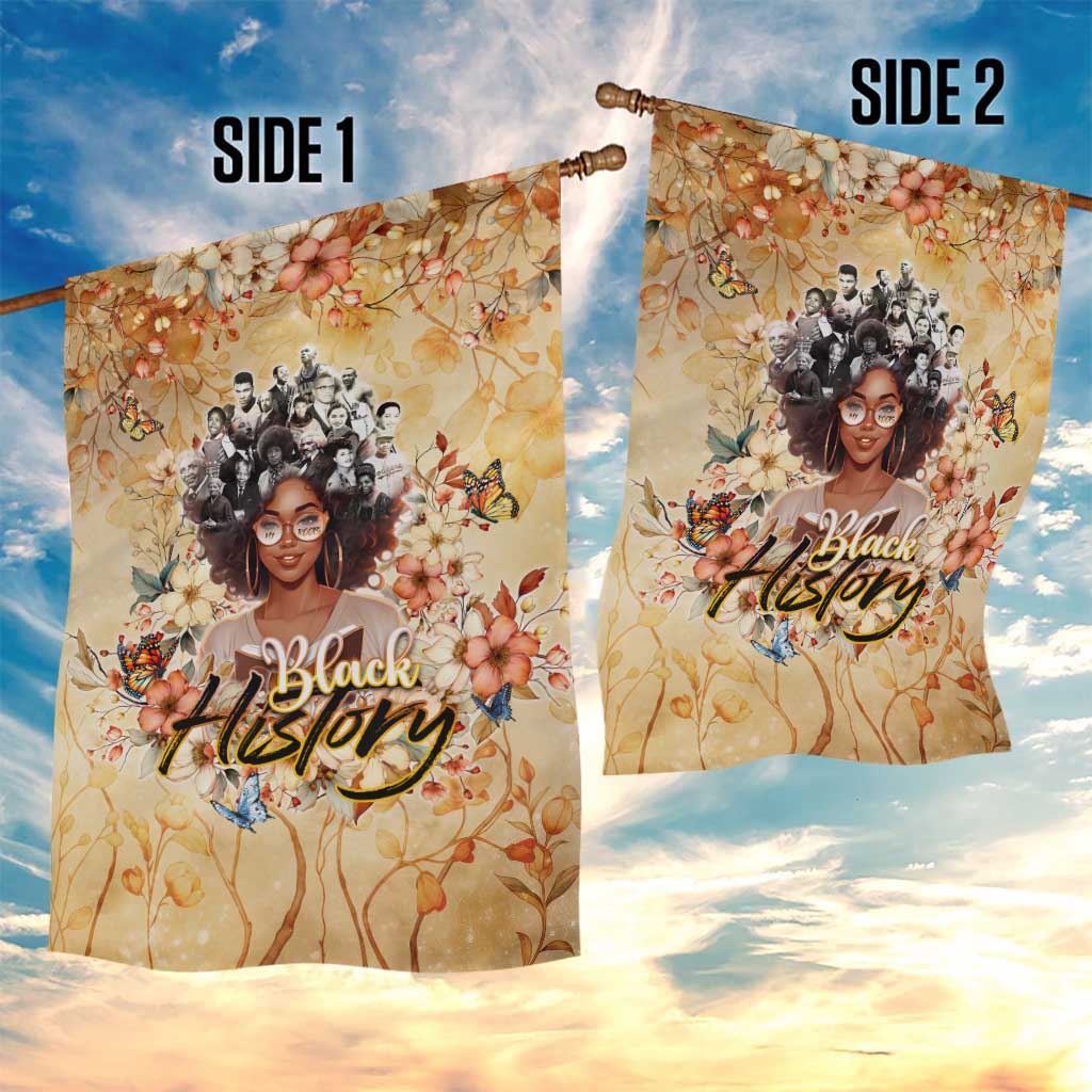 Black History My Roots Garden Flag Civil Rights Leaders African Women