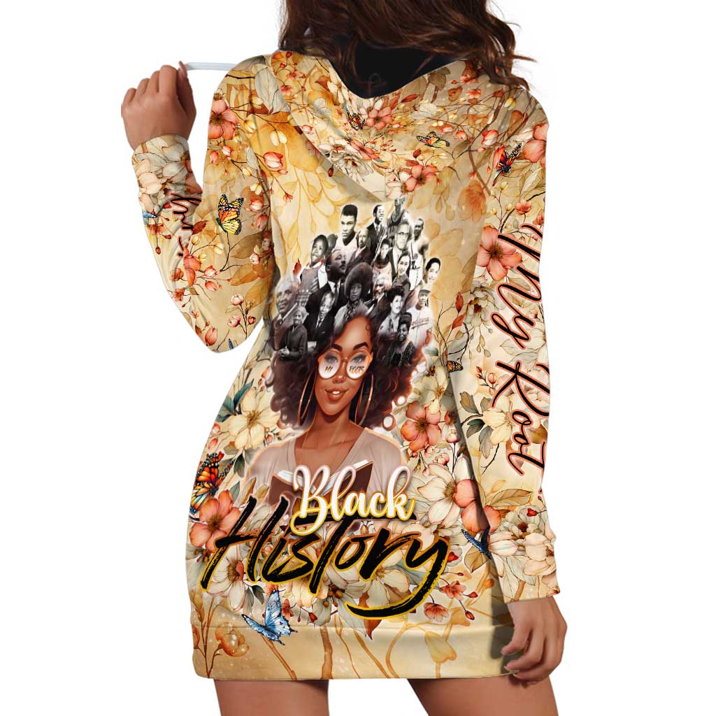Black History My Roots Hoodie Dress Civil Rights Leaders African Women