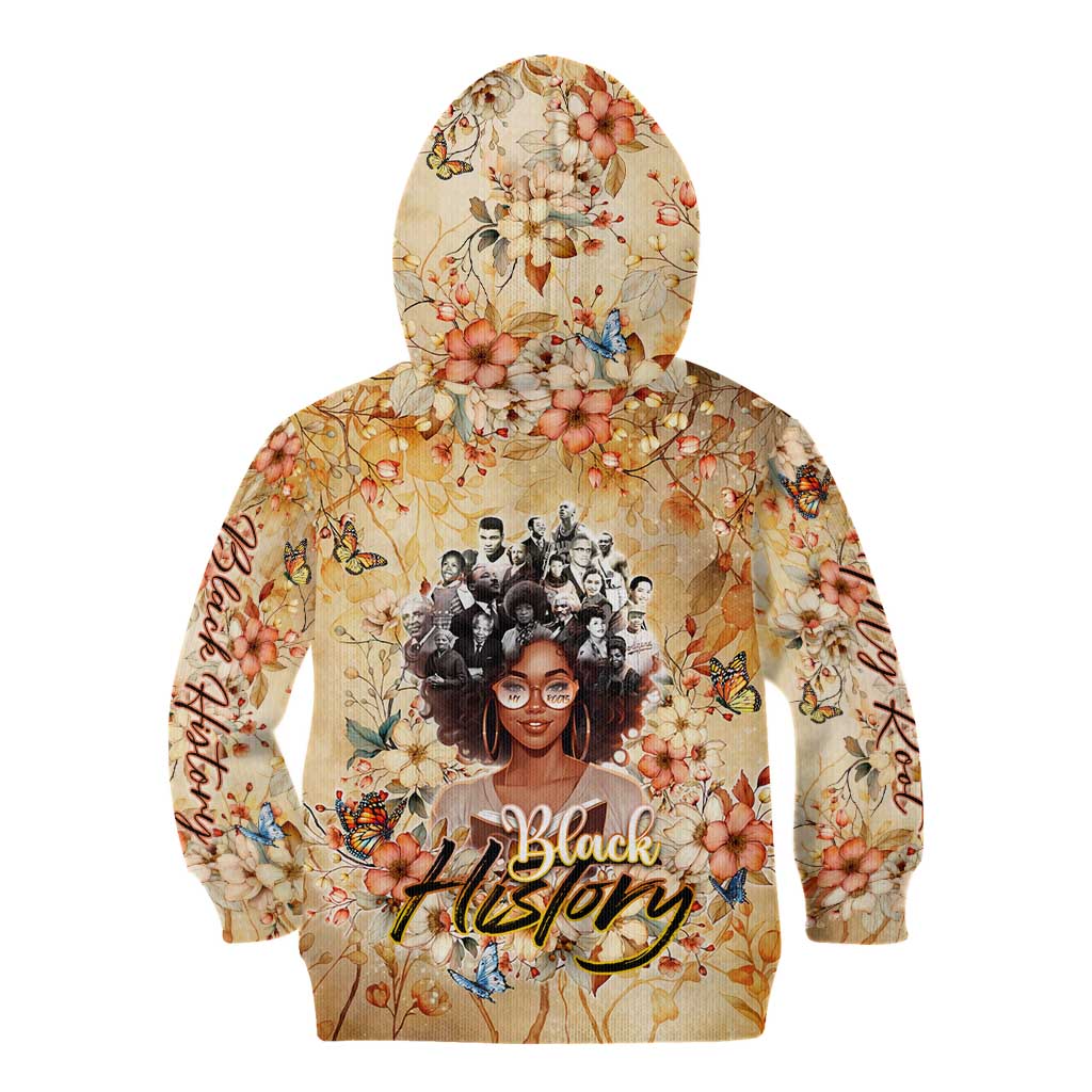 Black History My Roots Kid Hoodie Civil Rights Leaders African Women