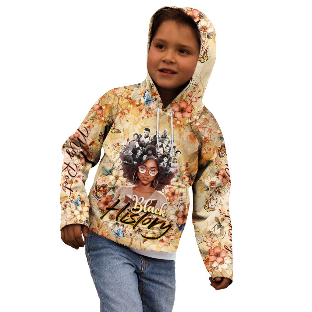 Black History My Roots Kid Hoodie Civil Rights Leaders African Women