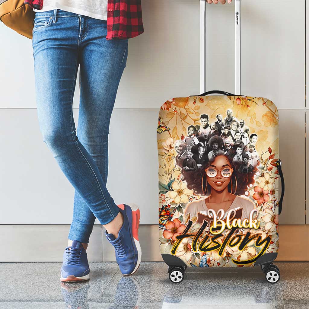 Black History My Roots Luggage Cover Civil Rights Leaders African Women
