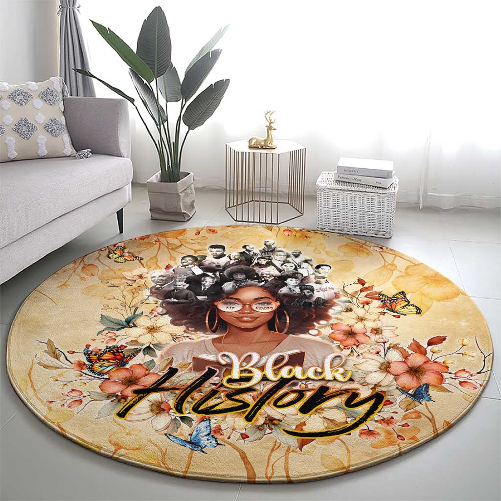 Black History My Roots Round Carpet Civil Rights Leaders African Women