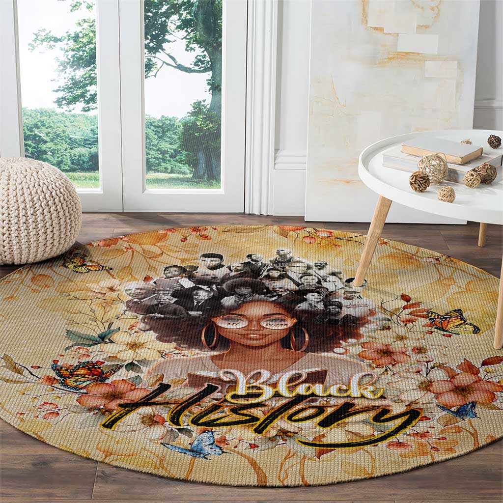 Black History My Roots Round Carpet Civil Rights Leaders African Women