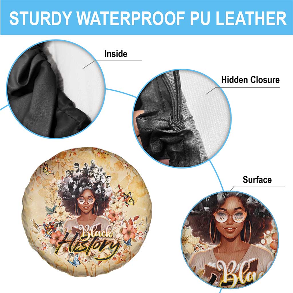 Black History My Roots Spare Tire Cover Civil Rights Leaders African Women