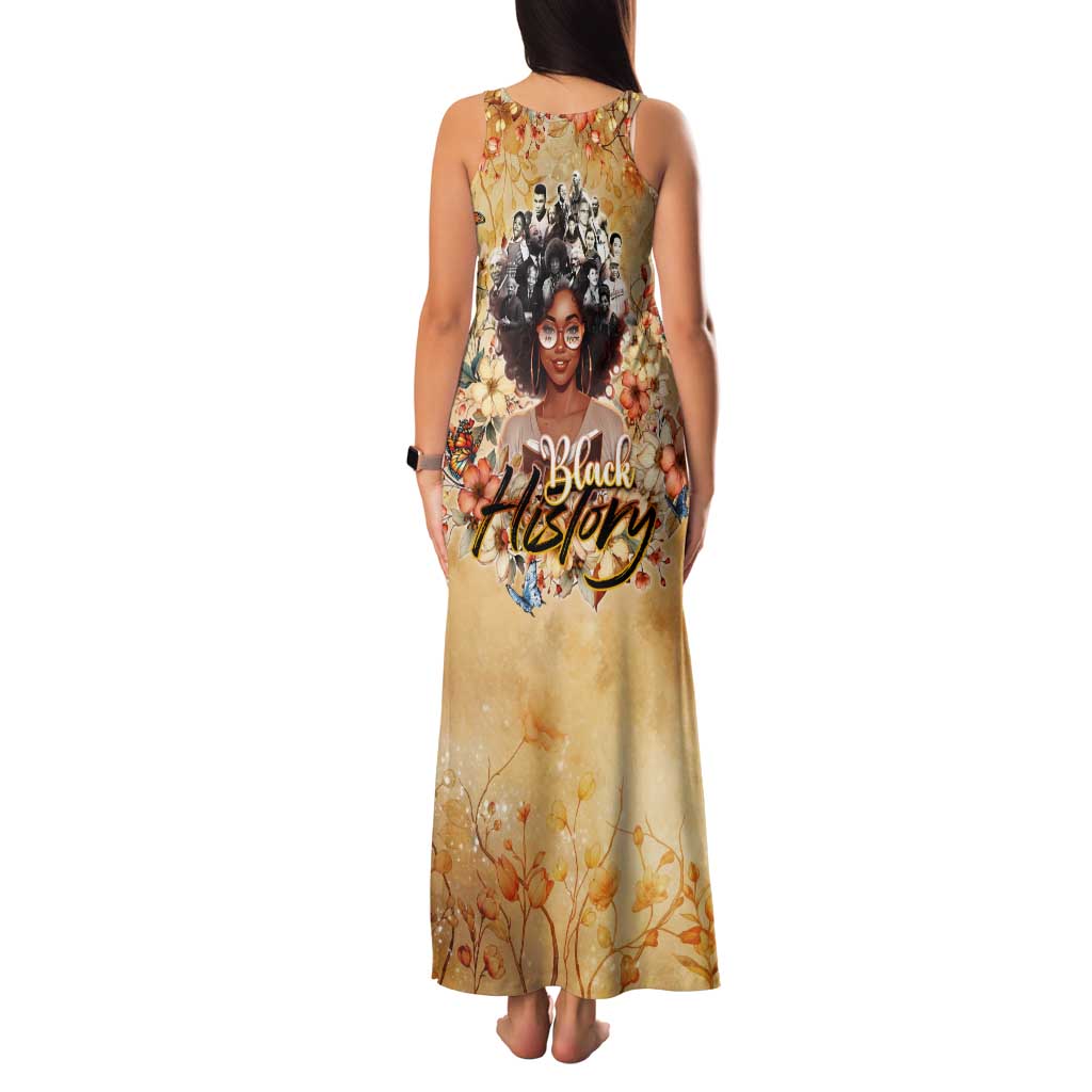 Black History My Roots Tank Maxi Dress Civil Rights Leaders African Women