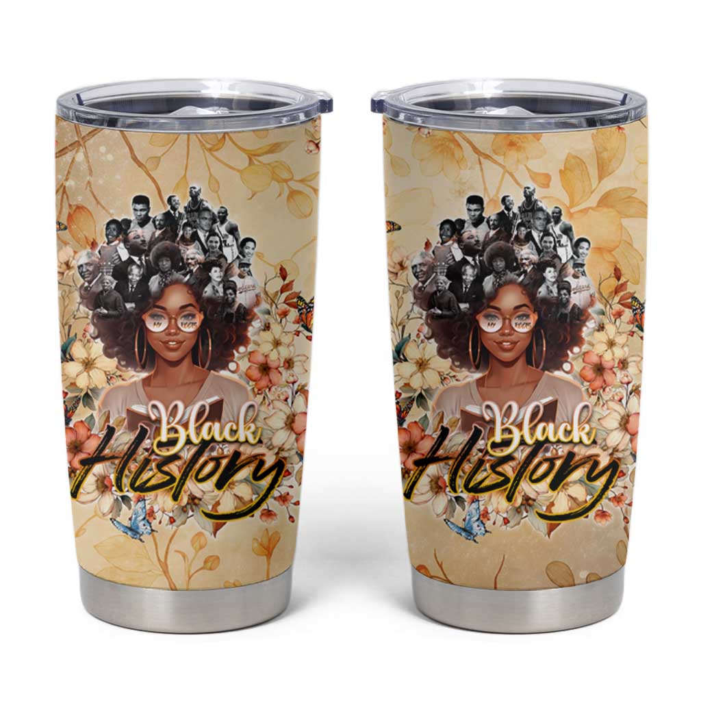 Black History My Roots Tumbler Cup Civil Rights Leaders African Women