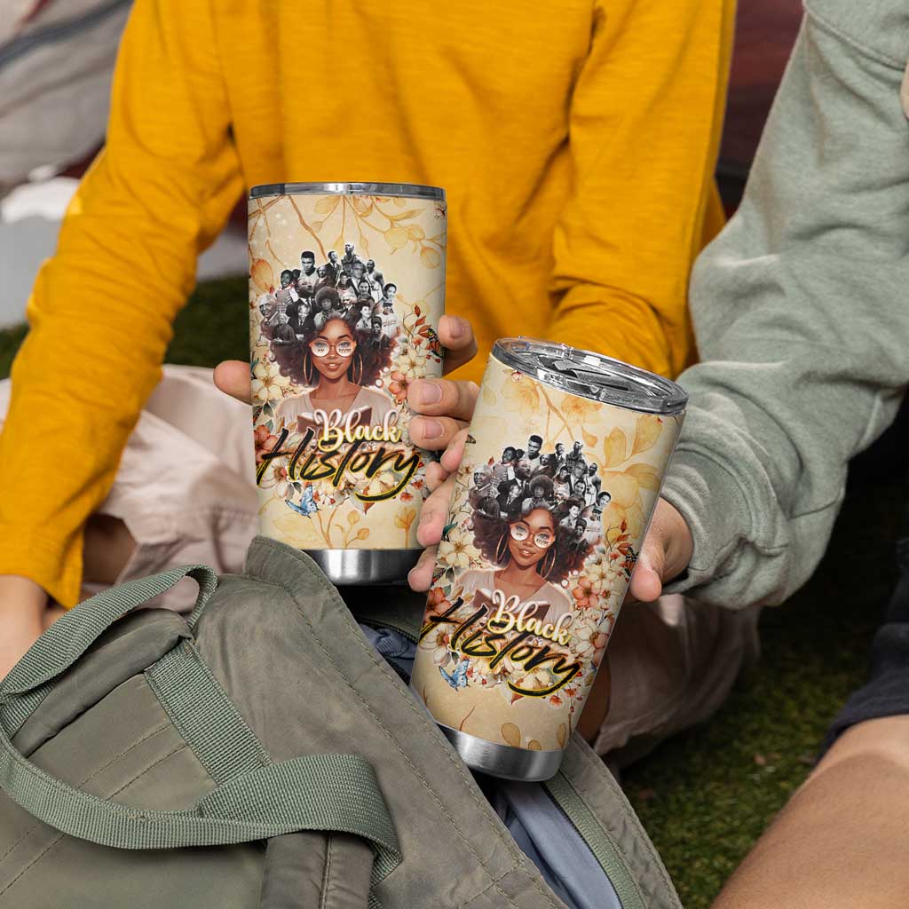 Black History My Roots Tumbler Cup Civil Rights Leaders African Women