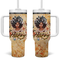 Black History My Roots Tumbler With Handle Civil Rights Leaders African Women