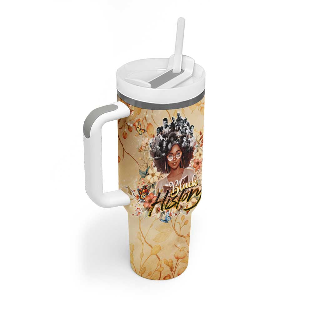 Black History My Roots Tumbler With Handle Civil Rights Leaders African Women
