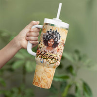 Black History My Roots Tumbler With Handle Civil Rights Leaders African Women