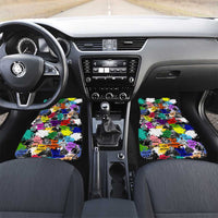 Black History Month Car Mats African American Paint Splashes