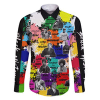 Black History Month Family Matching Short Sleeve Bodycon Dress and Hawaiian Shirt African American Paint Splashes