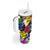 Black History Month Tumbler With Handle African American Paint Splashes