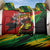 Jamaica Lion Back Car Seat Cover Coat Of Arms Rastafarianism