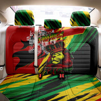 Jamaica Lion Back Car Seat Cover Coat Of Arms Rastafarianism