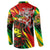 Jamaica Lion Button Sweatshirt Coat Of Arms Rastafarianism