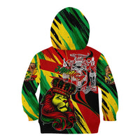 Jamaica Lion Kid Hoodie Coat Of Arms Rastafarianism