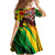 Jamaica Lion Kid Short Sleeve Dress Coat Of Arms Rastafarianism