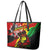 Jamaica Lion Leather Tote Bag Coat Of Arms Rastafarianism