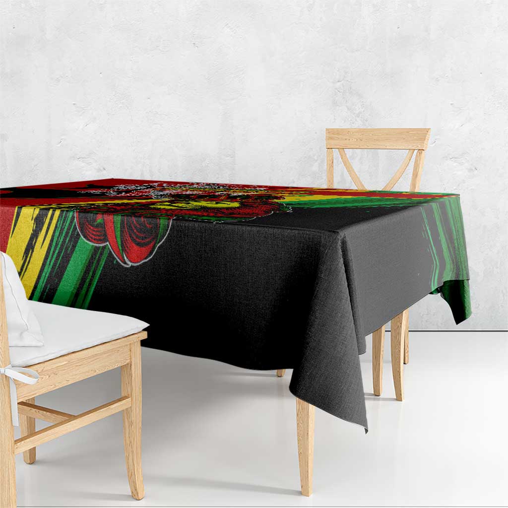 Jamaica Lion Tablecloth Coat Of Arms Rastafarianism