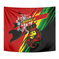 Jamaica Lion Tapestry Coat Of Arms Rastafarianism