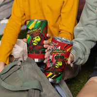 Jamaica Lion Tumbler Cup Coat Of Arms Rastafarianism