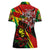 Jamaica Lion Women Polo Shirt Coat Of Arms Rastafarianism