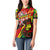 Jamaica Lion Women Polo Shirt Coat Of Arms Rastafarianism