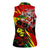 Jamaica Lion Women Sleeveless Polo Shirt Coat Of Arms Rastafarianism