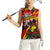 Jamaica Lion Women Sleeveless Polo Shirt Coat Of Arms Rastafarianism
