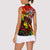 Jamaica Lion Women Sleeveless Polo Shirt Coat Of Arms Rastafarianism