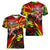 Jamaica Lion Women V-Neck T-Shirt Coat Of Arms Rastafarianism