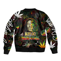 King Of Reggae Bomber Jacket Legend Bob Peace and Love