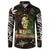 King Of Reggae Button Sweatshirt Legend Bob Peace and Love