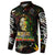 King Of Reggae Button Sweatshirt Legend Bob Peace and Love