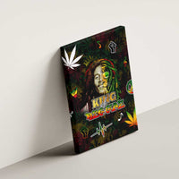 King Of Reggae Canvas Wall Art Legend Bob Peace and Love
