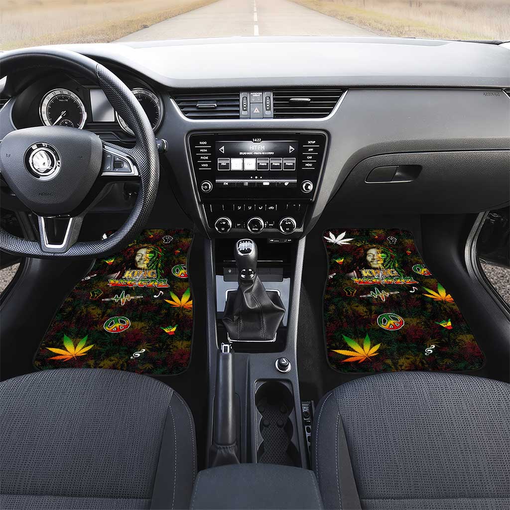 King Of Reggae Car Mats Legend Bob Peace and Love