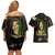 King Of Reggae Couples Matching Off Shoulder Short Dress and Hawaiian Shirt Legend Bob Peace and Love