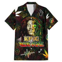 King Of Reggae Family Matching Mermaid Dress and Hawaiian Shirt Legend Bob Peace and Love